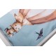 Bubaba 6 részes ágynemű szett- Flying bunny blue