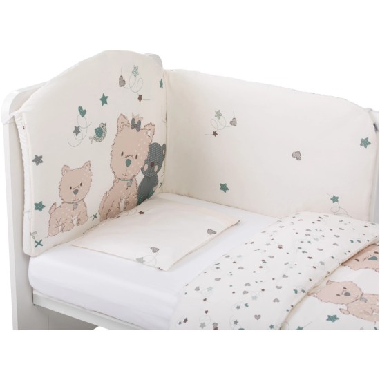 Bubaba 6 részes ágynemű szett- Romantic Teddy