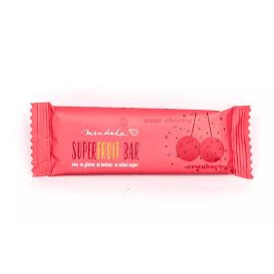 Vörösáfonyás-meggyes superfruit bar