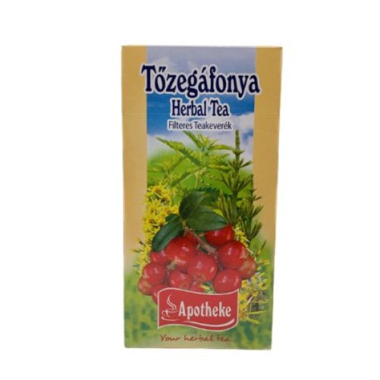 Apotheke - Tőzegáfonya Tea, 20 filter