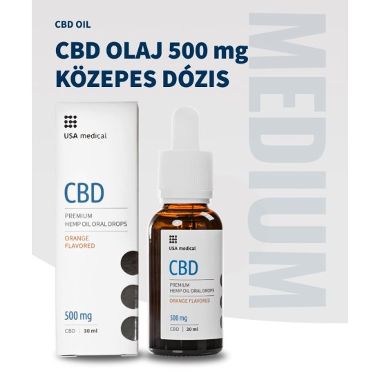 USA medical CBD Olaj 500 mg | 30 ml