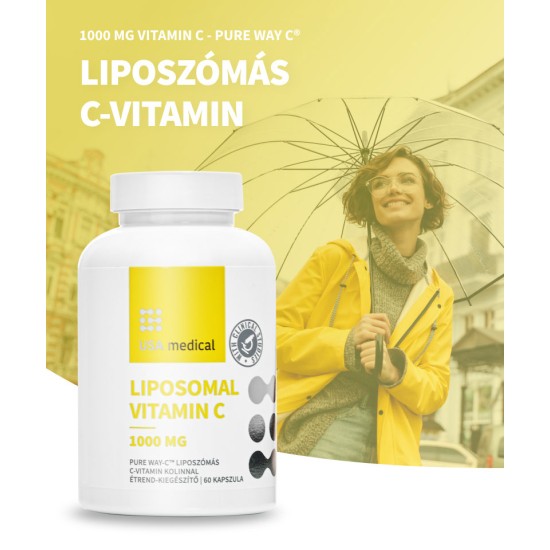 Liposzómás C-vitamin 1000 mg Pure Way-C™ 60 db