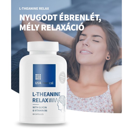 RELAX kapszula AlphaWave® L-theanine-nel és glicinnel 60 db